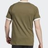 T-shirt Adidas koszulka khaki krótki rękaw logo na piersi